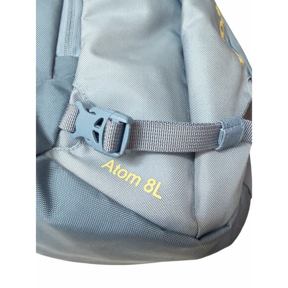Patagonia Atom Sling Bag Backpack Crossbody Dusty Blue and Yellow main image 10